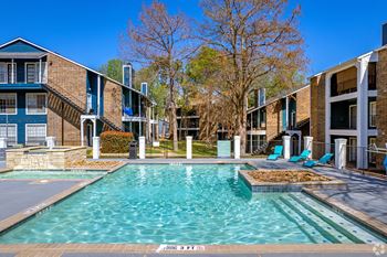 Sparkling swimming pool